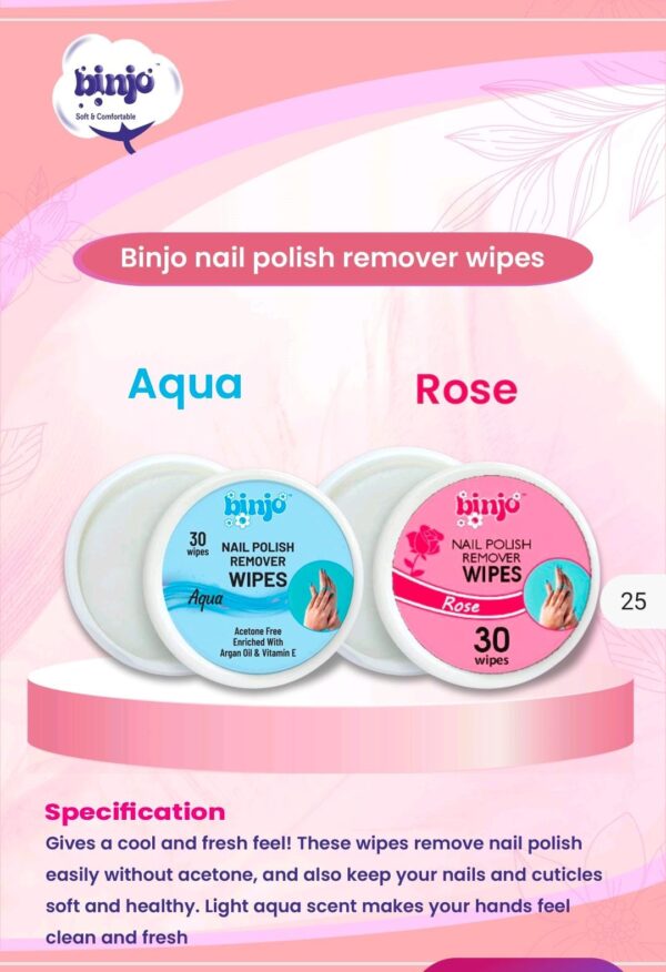 AQUA NAIL POLISH REMOVER WIPES